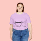 Coffee With My Dog T‑Shirt — Cute Minimalist Dog & Coffee Tee