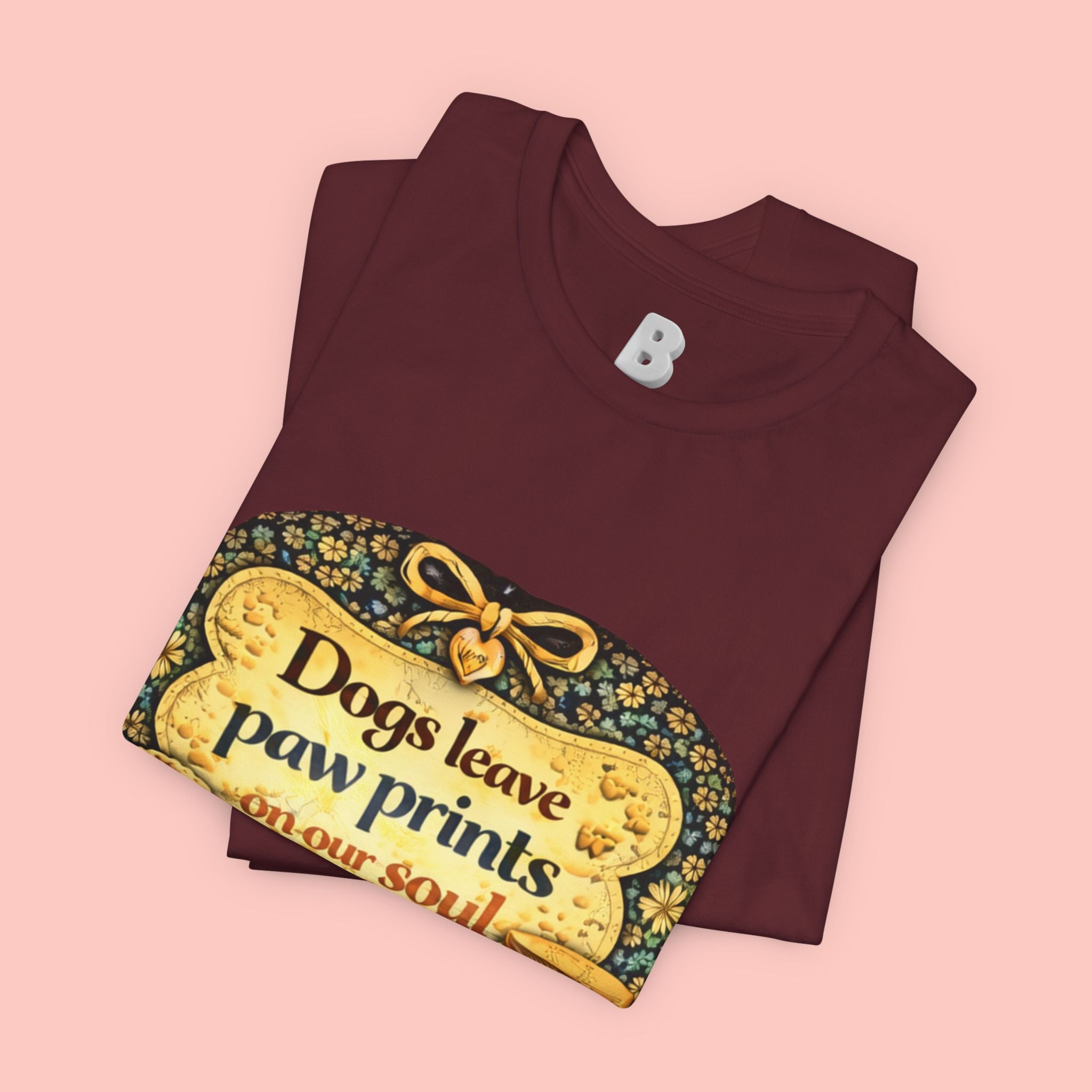 Dogs Leave Paw Prints Tee – Vintage Pet Lover T‑Shirt