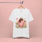 Dog Mom T-Shirt - Cute Woman with Dogs Graphic Tee