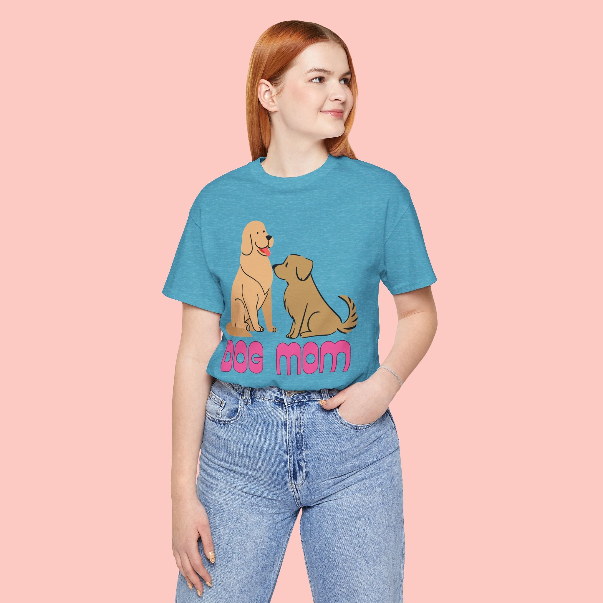 Dog Mom T‑Shirt — Cute Retro Dogs Graphic Tee for Dog Lovers