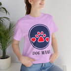 Dog Mama T-Shirt — Cute Paw & Heart Graphic Tee for Dog Lovers