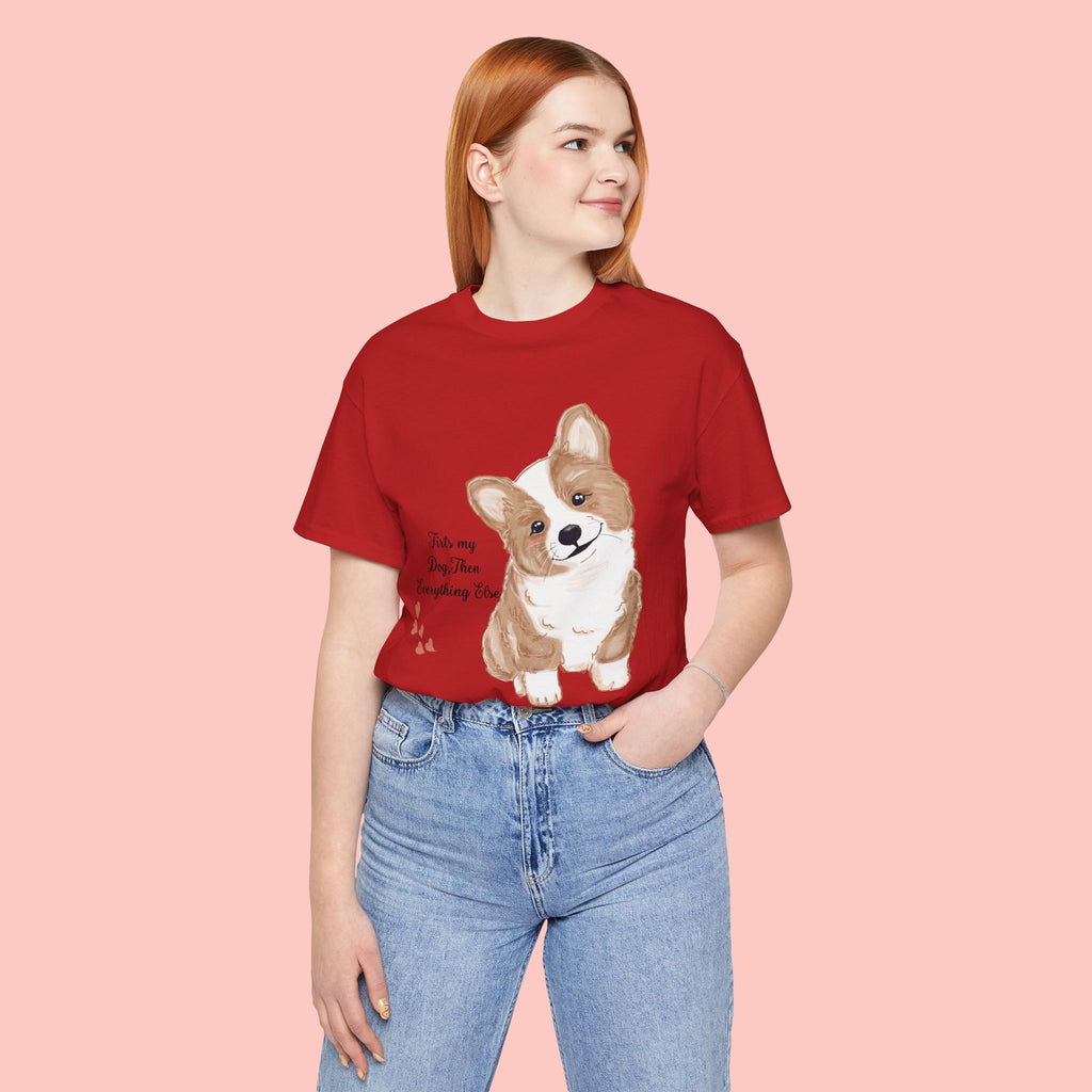 Corgi Love T-Shirt — "This my dog, then everything else" Cute Pet Tee