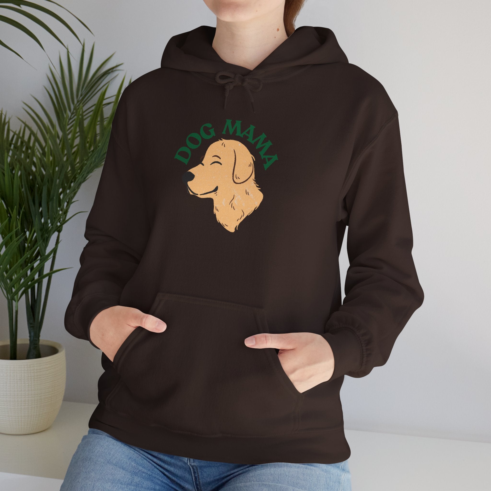 Dog Mama Hoodie — Cute Golden Retriever Dog Mom Sweatshirt