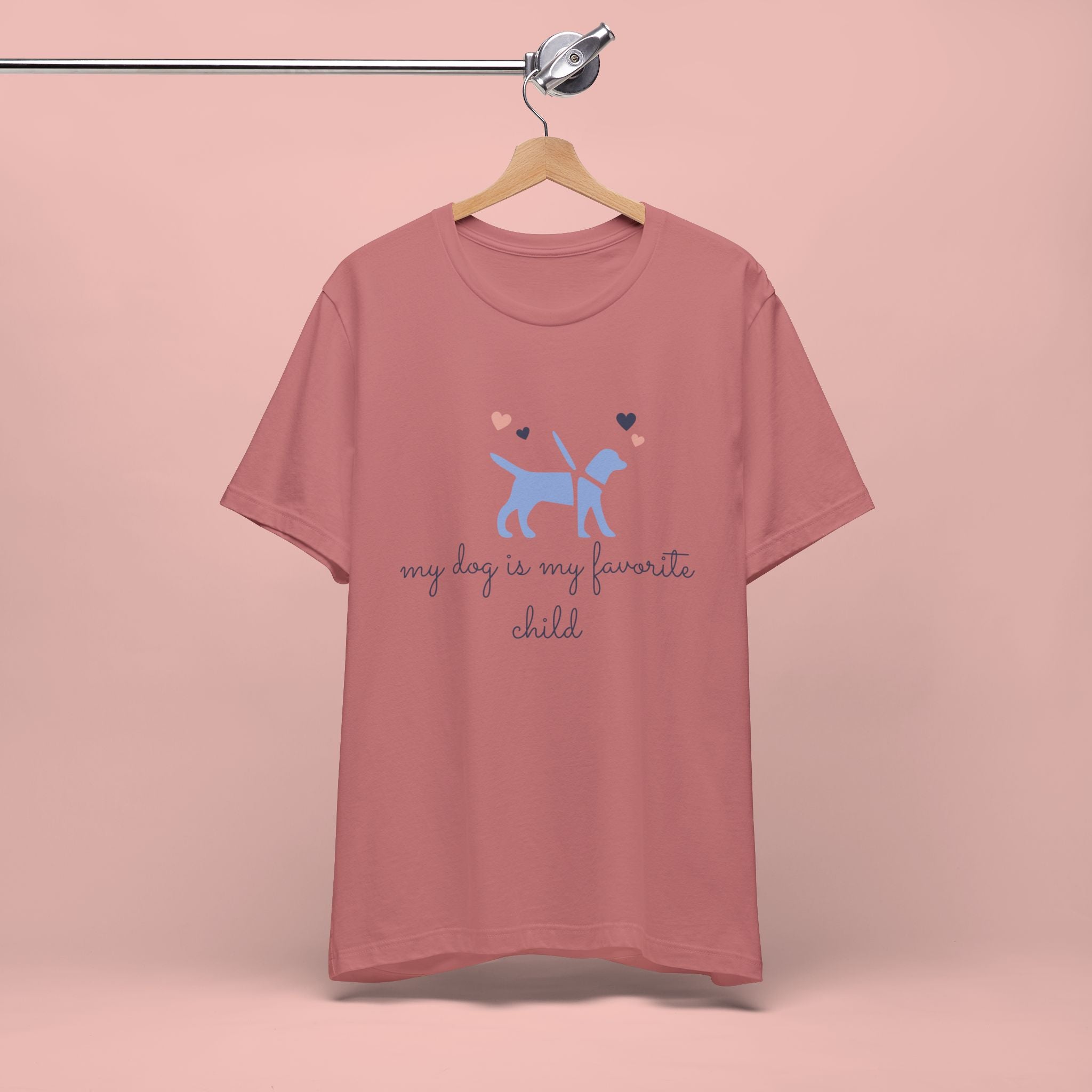 Dog Lover T‑Shirt — "My Dog Is My Favorite Child" Cute Puppy Graphic Tee