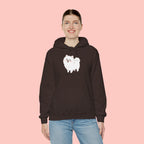 Pomeranian 'Mom's Little Child' Hoodie – Cute White Dog Graphic Pullover