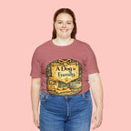 A Dog Is Family T-Shirt - Vintage Pet Lover Tee