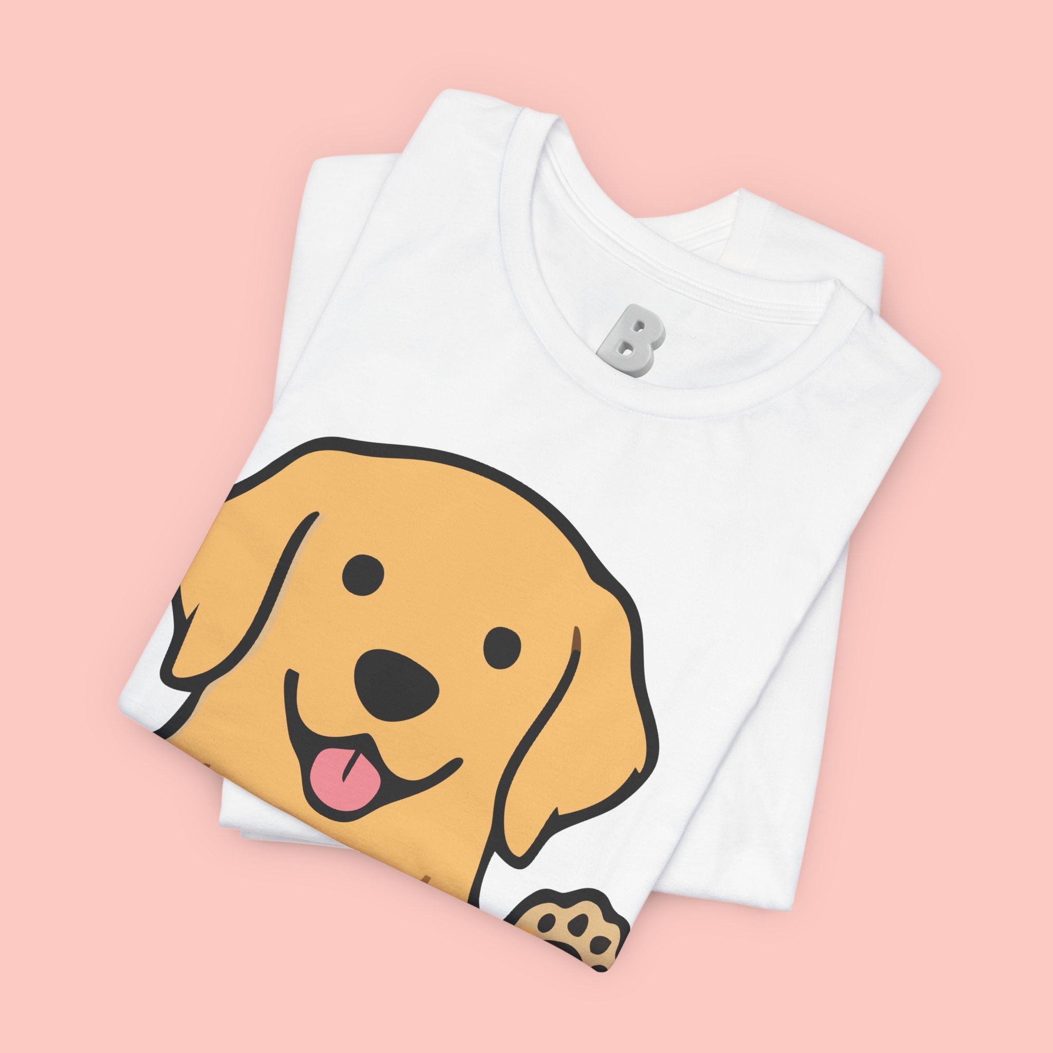 Love Your Dog Tee — Cute Golden Retriever Graphic T-Shirt