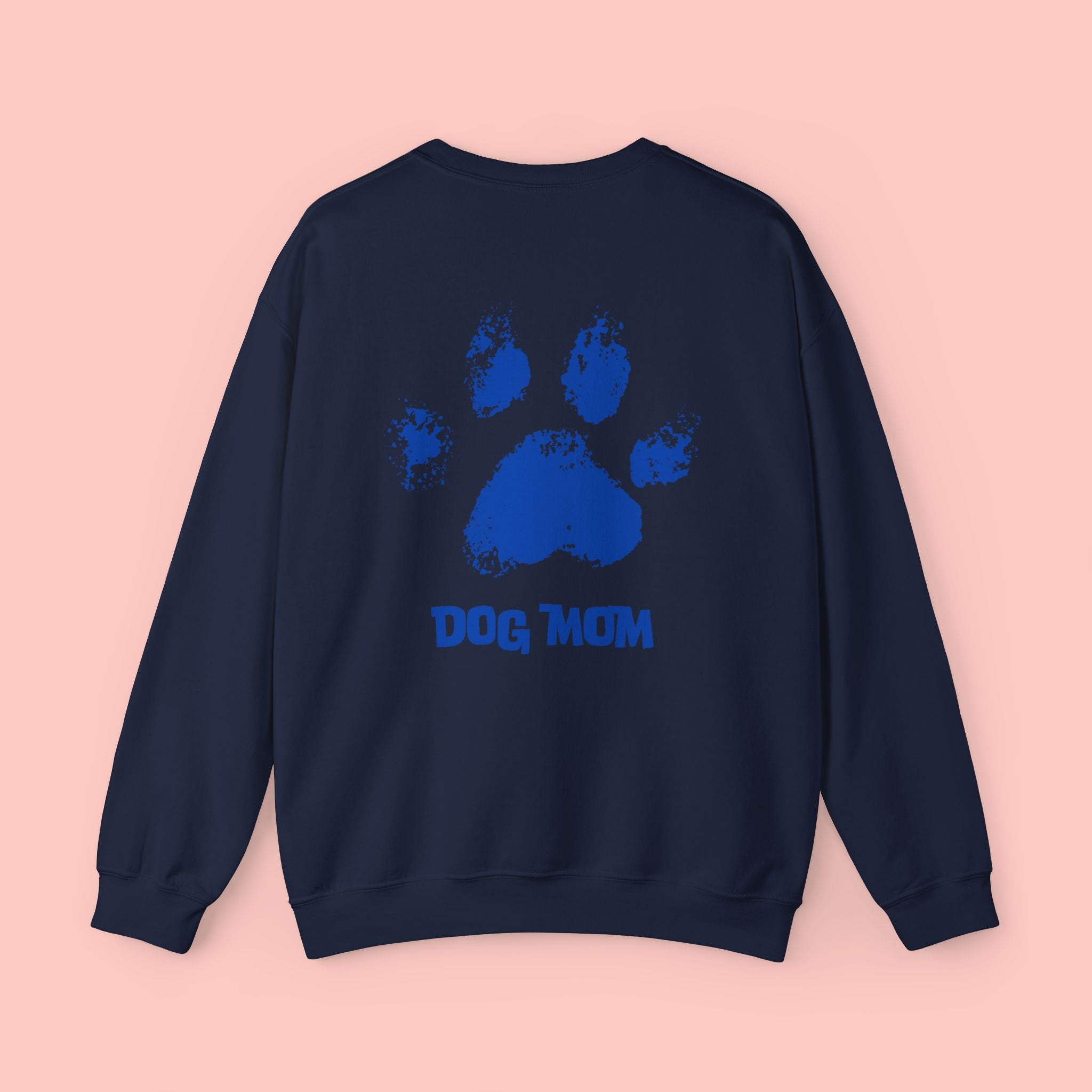 Dog Mom Crewneck Sweatshirt — Paw Print Graphic
