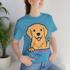 Love Your Dog Tee — Cute Golden Retriever Graphic T-Shirt