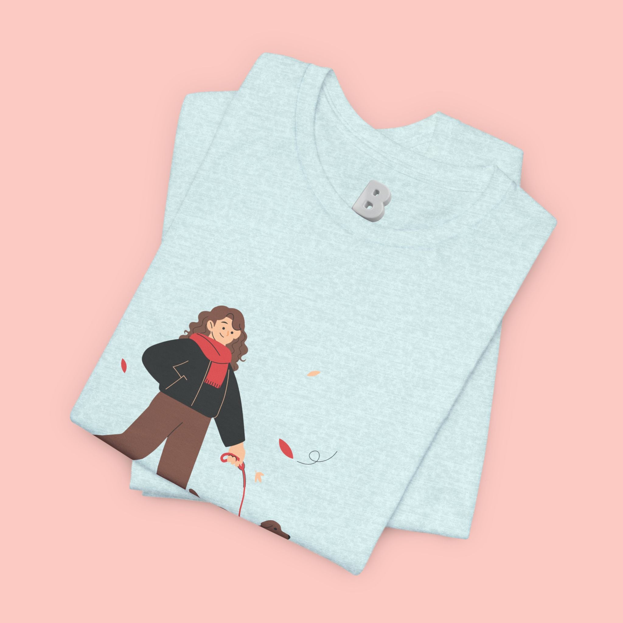 Walk With Your Dog Tee — Cute Dog Walking Graphic T-Shirt