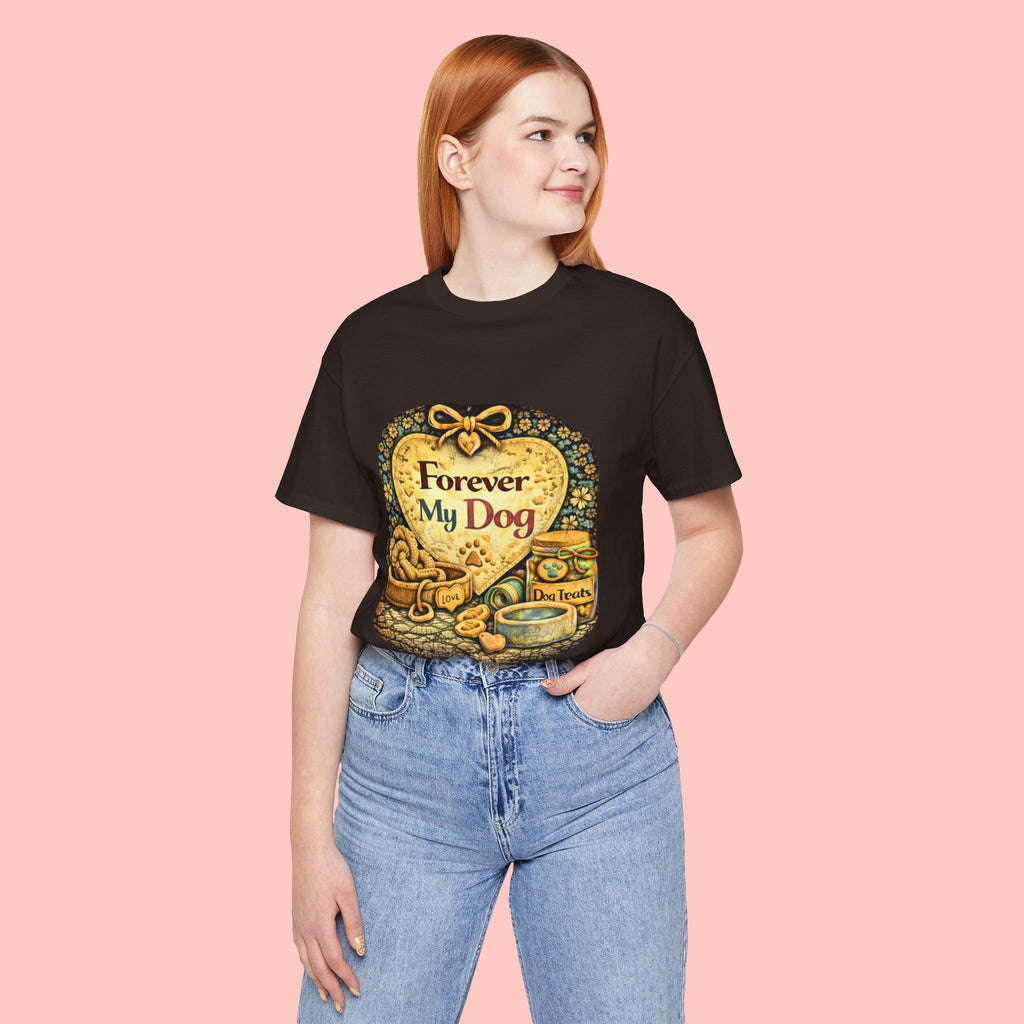 Dog T-Shirt — "Forever My Dog" Vintage Pet Lovers Tee