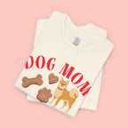 Dog Mom T-Shirt — Cute Shiba & Treats “My Dog Is My Whole World” Tee