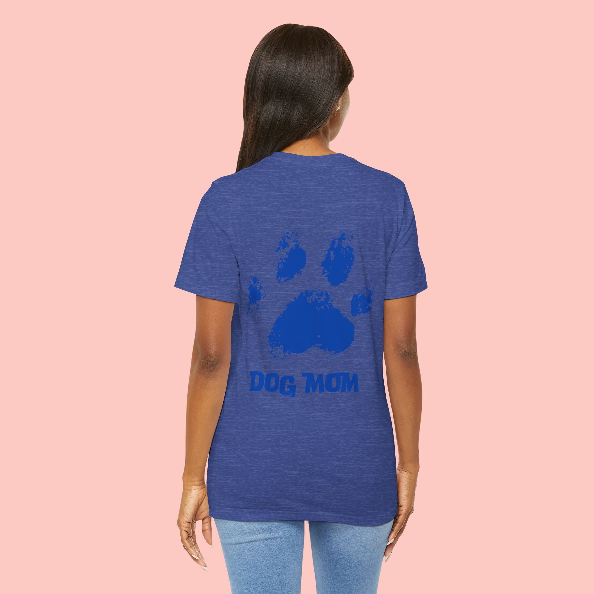 Dog Mom Paw Print T-Shirt