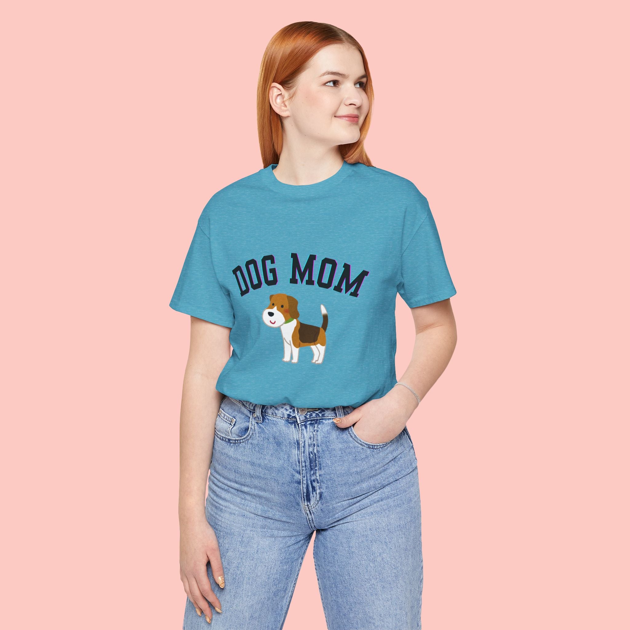 Dog Mom T-Shirt — Cute Beagle Graphic Tee for Dog Lovers
