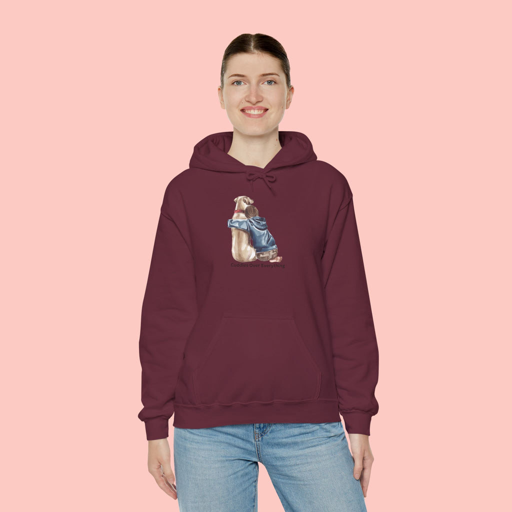 Dog Mom Hoodie — Cozy ‘Couldn’t Chew Your Feelings’ Graphic Sweatshirt