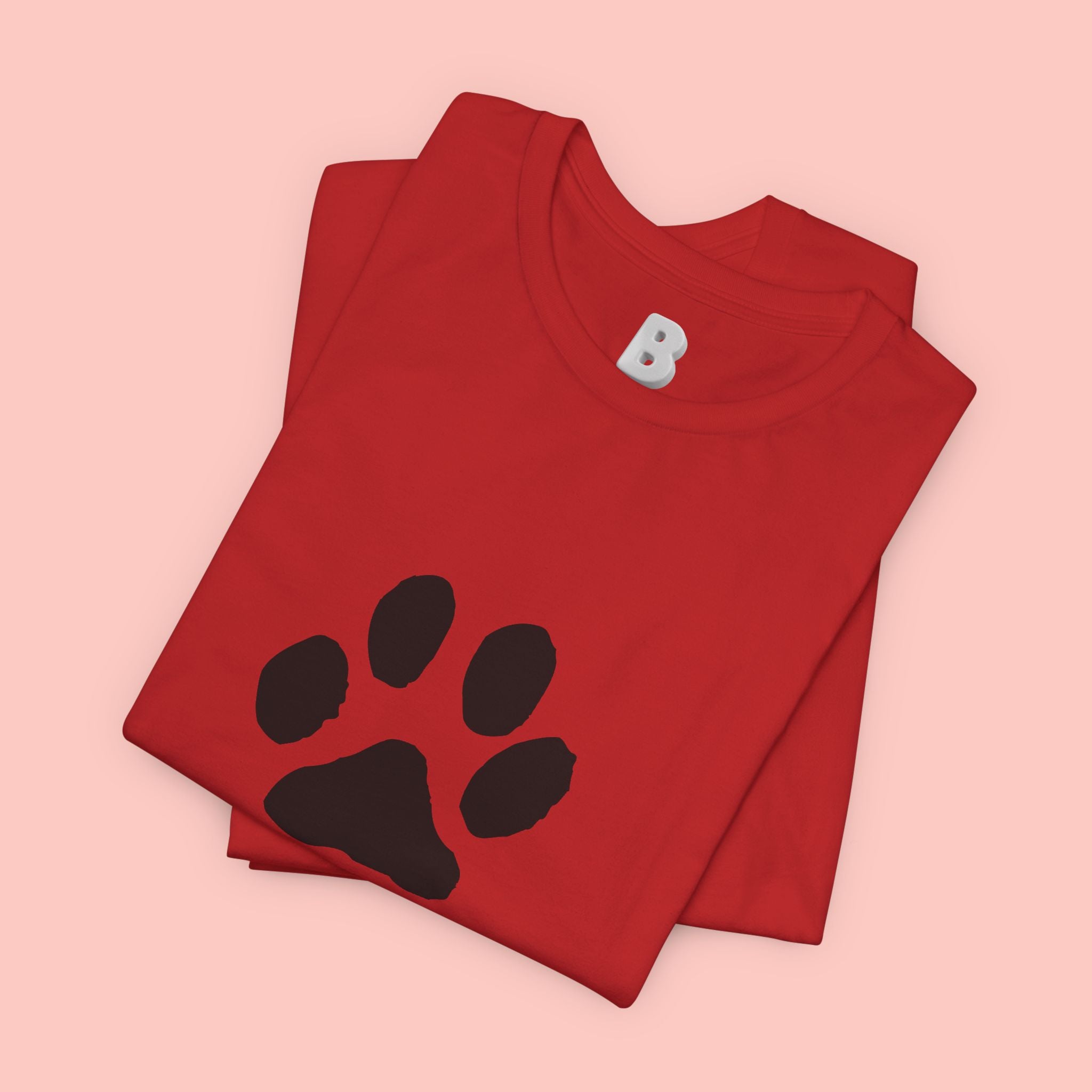 Paw Is My Favourite T‑Shirt — Dog Lover Paw Print Tee