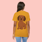 Dachshund Graphic Tee - Cute Brown Sausage Dog T-Shirt