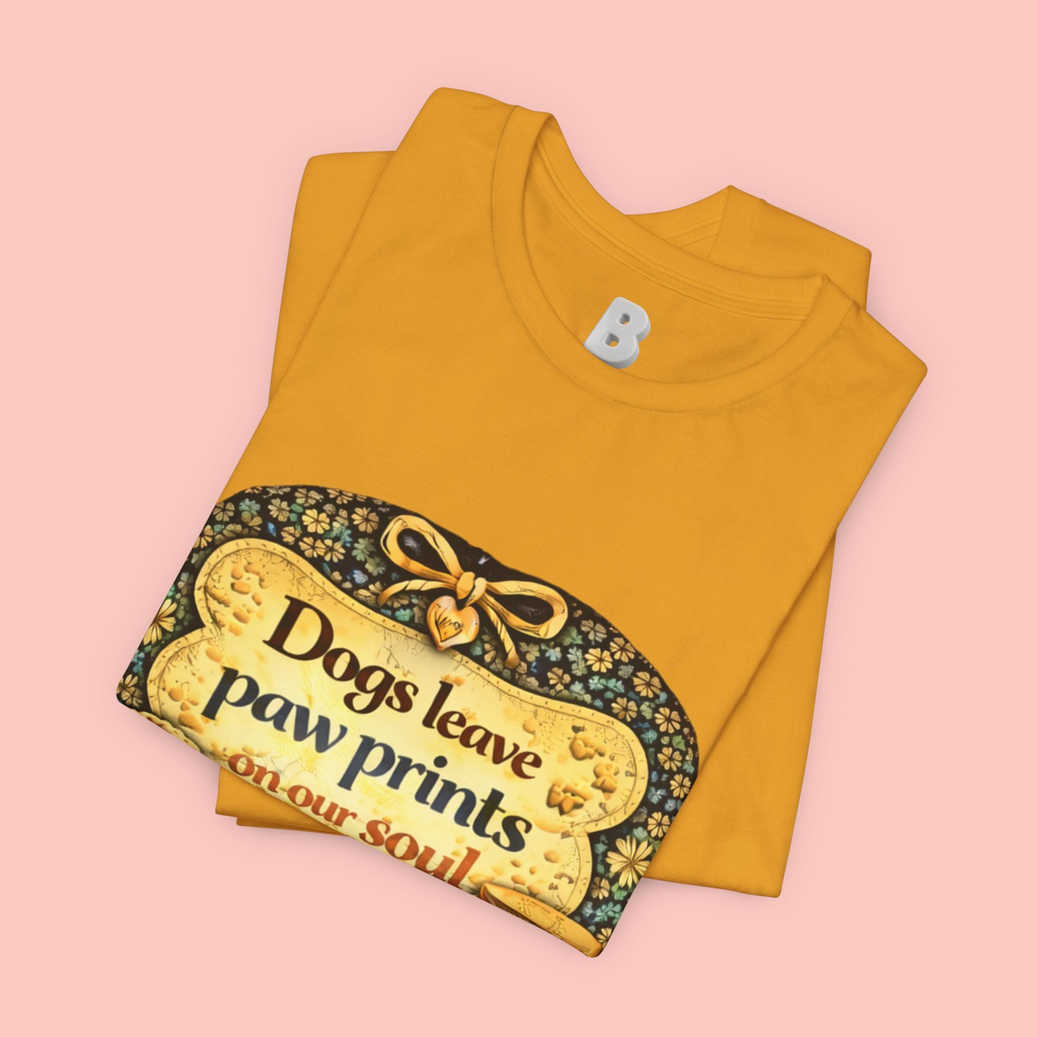 Dogs Leave Paw Prints Tee – Vintage Pet Lover T‑Shirt