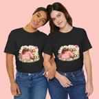 Dog Mom T-Shirt — Cute Floral Puppy Tee for Dog Lovers