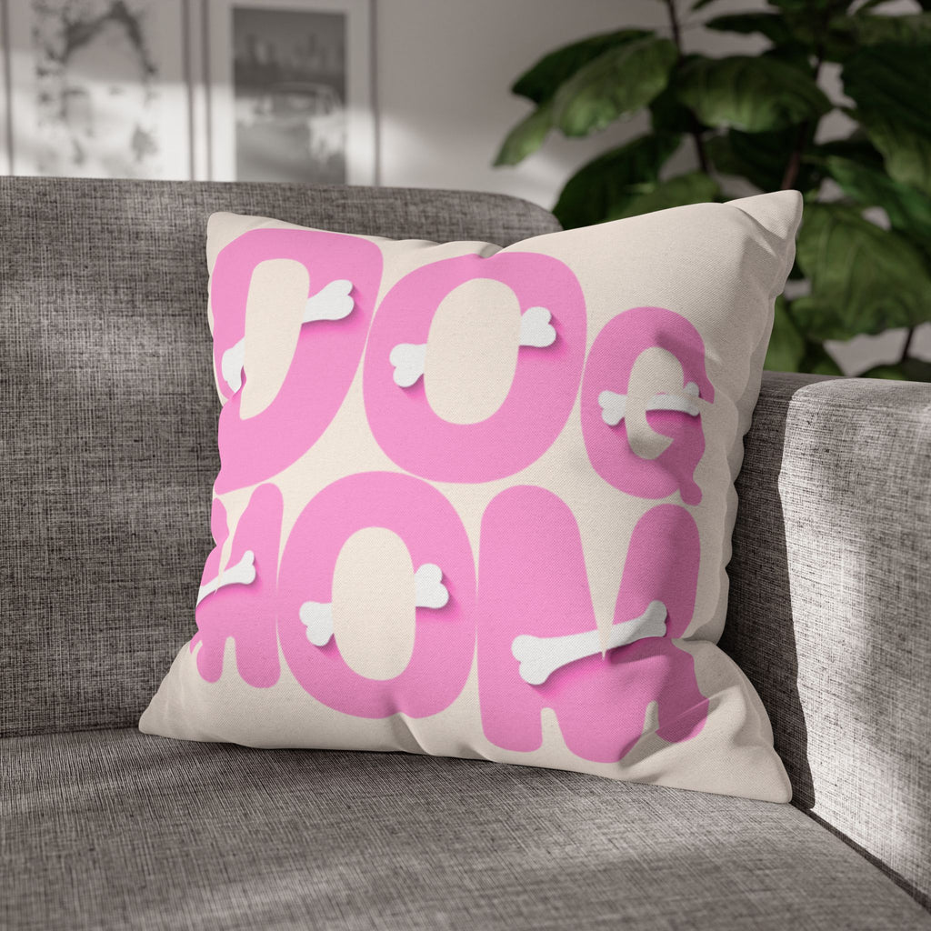 Spun Polyester Square Pillowcase