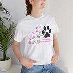 Dog Pawprint T-Shirt — "Pawprints Everywhere I Go" Cute Pet Lover Tee