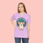 Stay At Home Dog Mom T-Shirt — Cute Corgi Graphic Tee