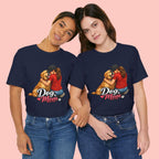 Dog Mom T-Shirt - Cute Woman Hugging Golden Retriever Tee