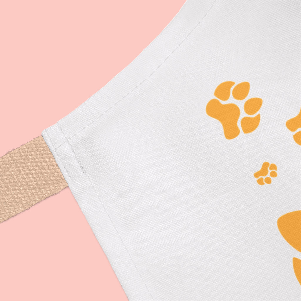 Dog Mom Apron – “Pure Flavor Pure Dog Mom” Paw-Print Kitchen Apron