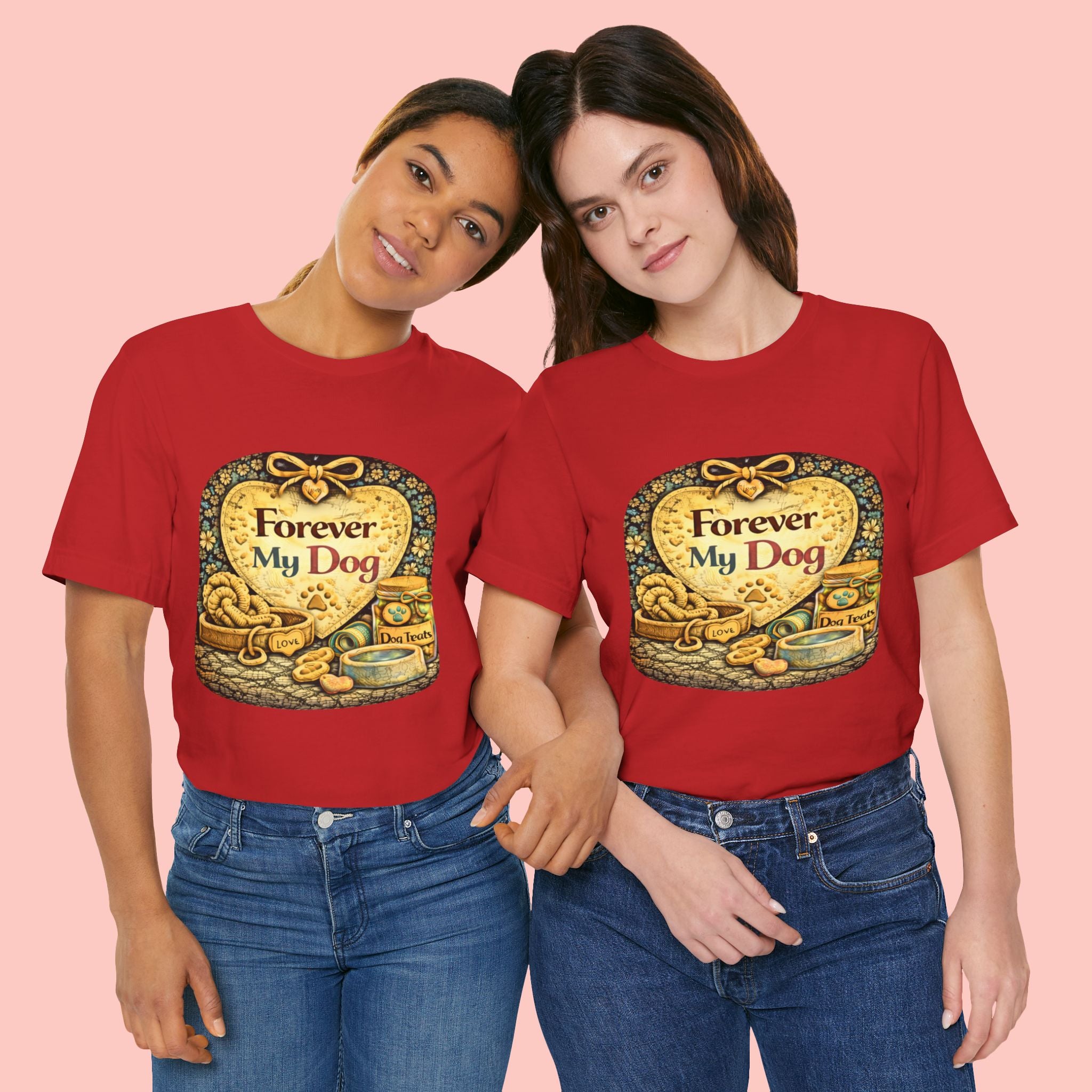 Dog T-Shirt — "Forever My Dog" Vintage Pet Lovers Tee