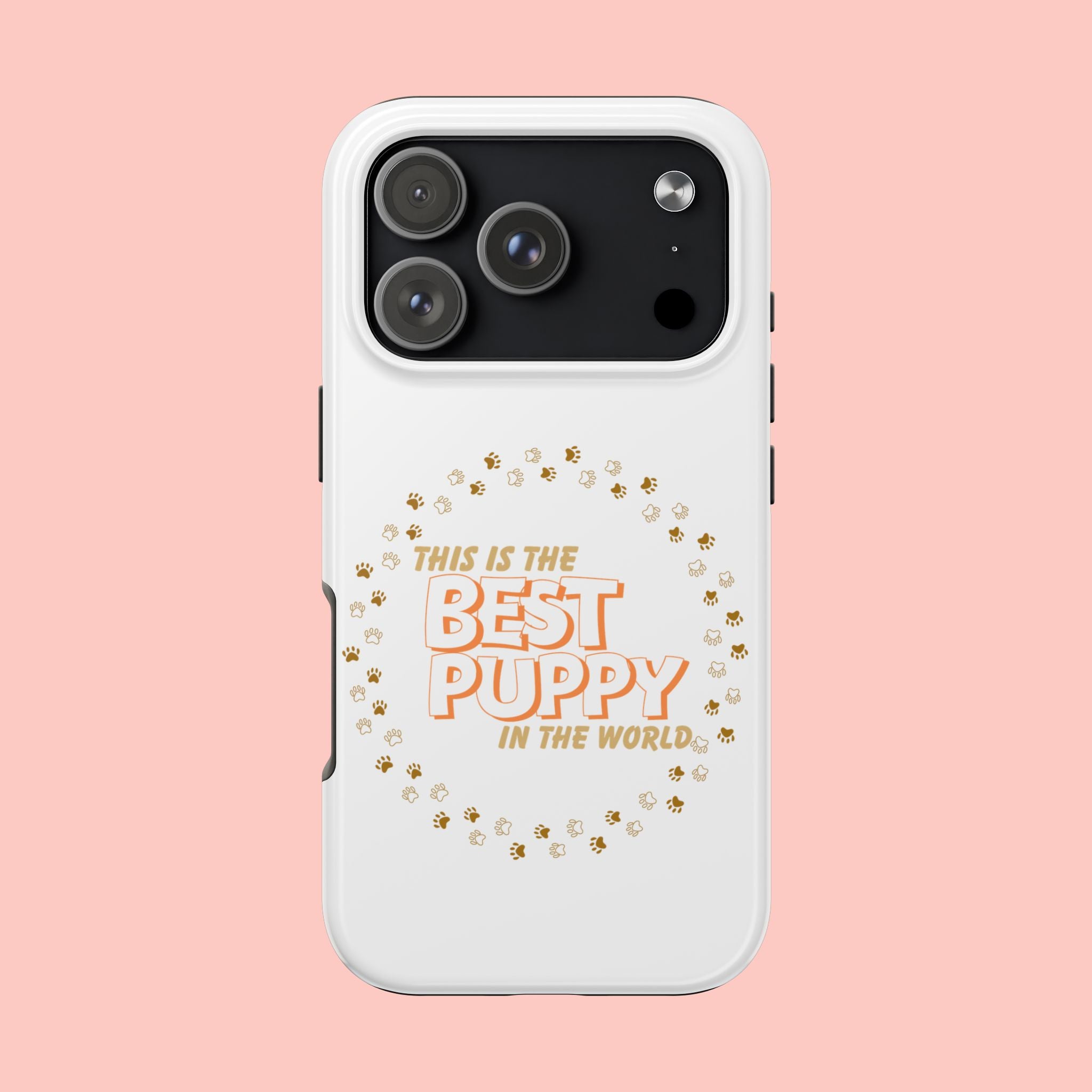 Best Puppy Phone Case — Cute Paw Print Tough Phone Case