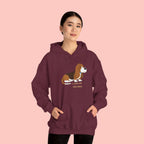 Dog Mom Hoodie — Cute Basset Hound I Love My Dog Mom Sweatshirt