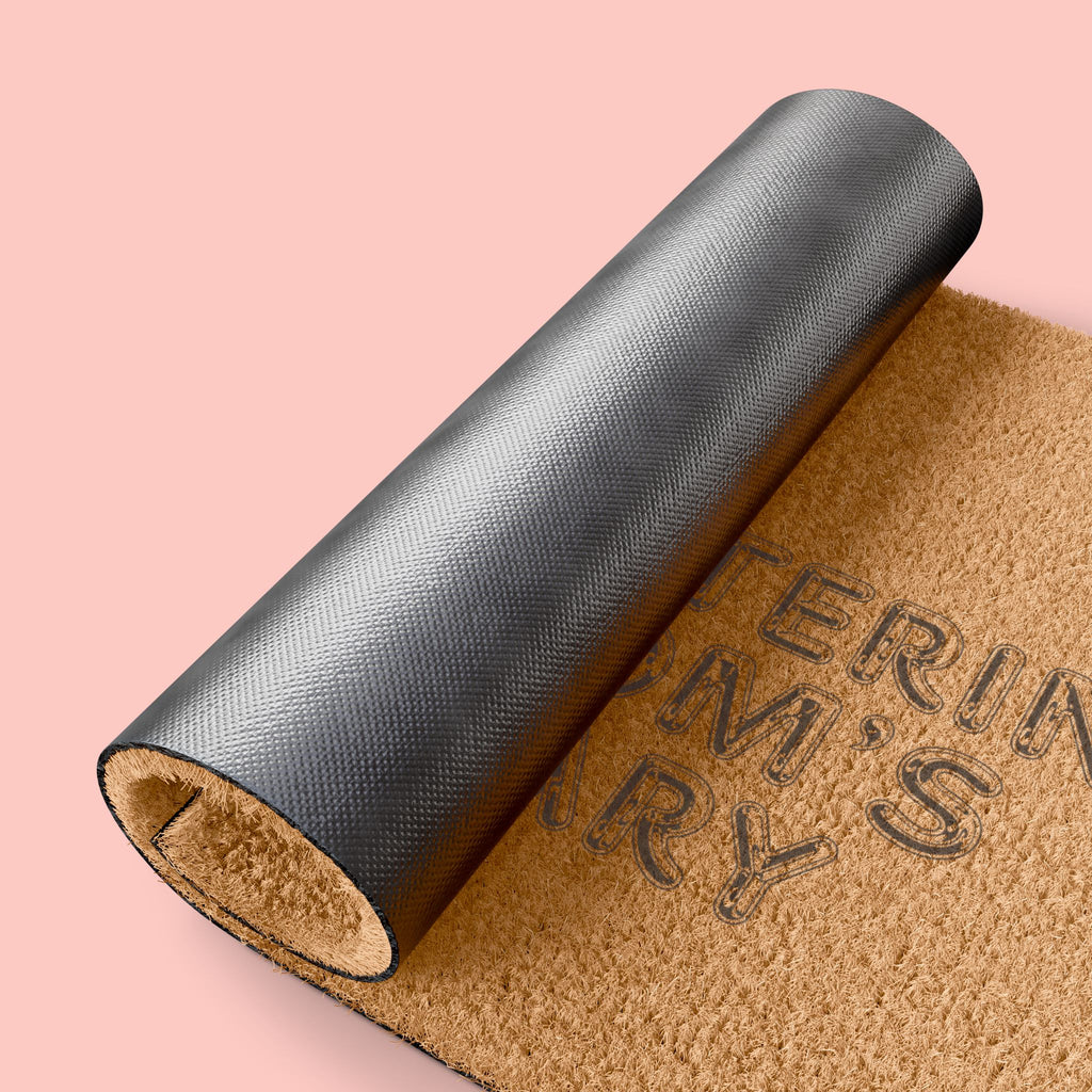 Doormat — "You Are Entering a Dog Mom's Sanctuary" Coir Welcome Mat
