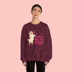 Dog Mom Crewneck Sweatshirt — "It isn’t a dog. It is my child" Cute Puppy Graphic