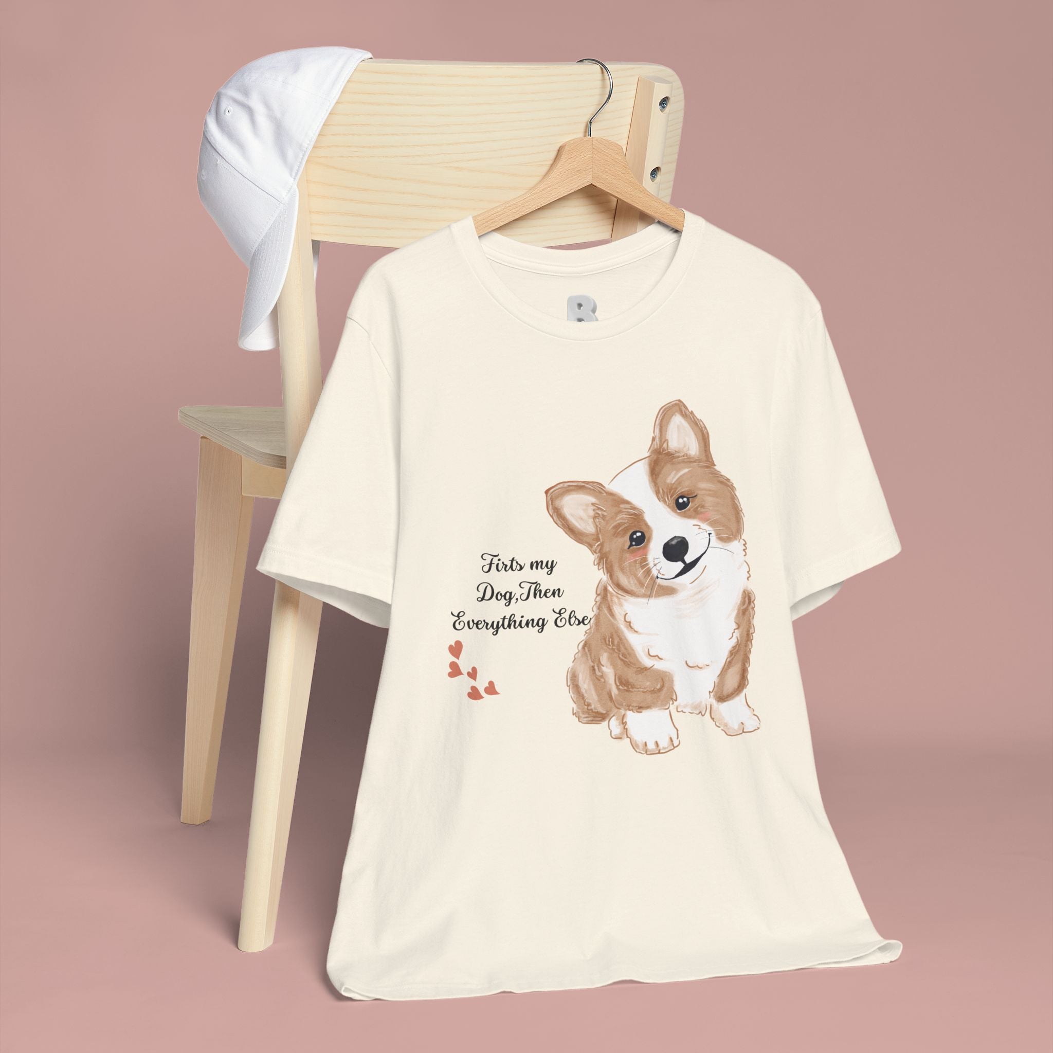 Corgi Love T-Shirt — "This my dog, then everything else" Cute Pet Tee