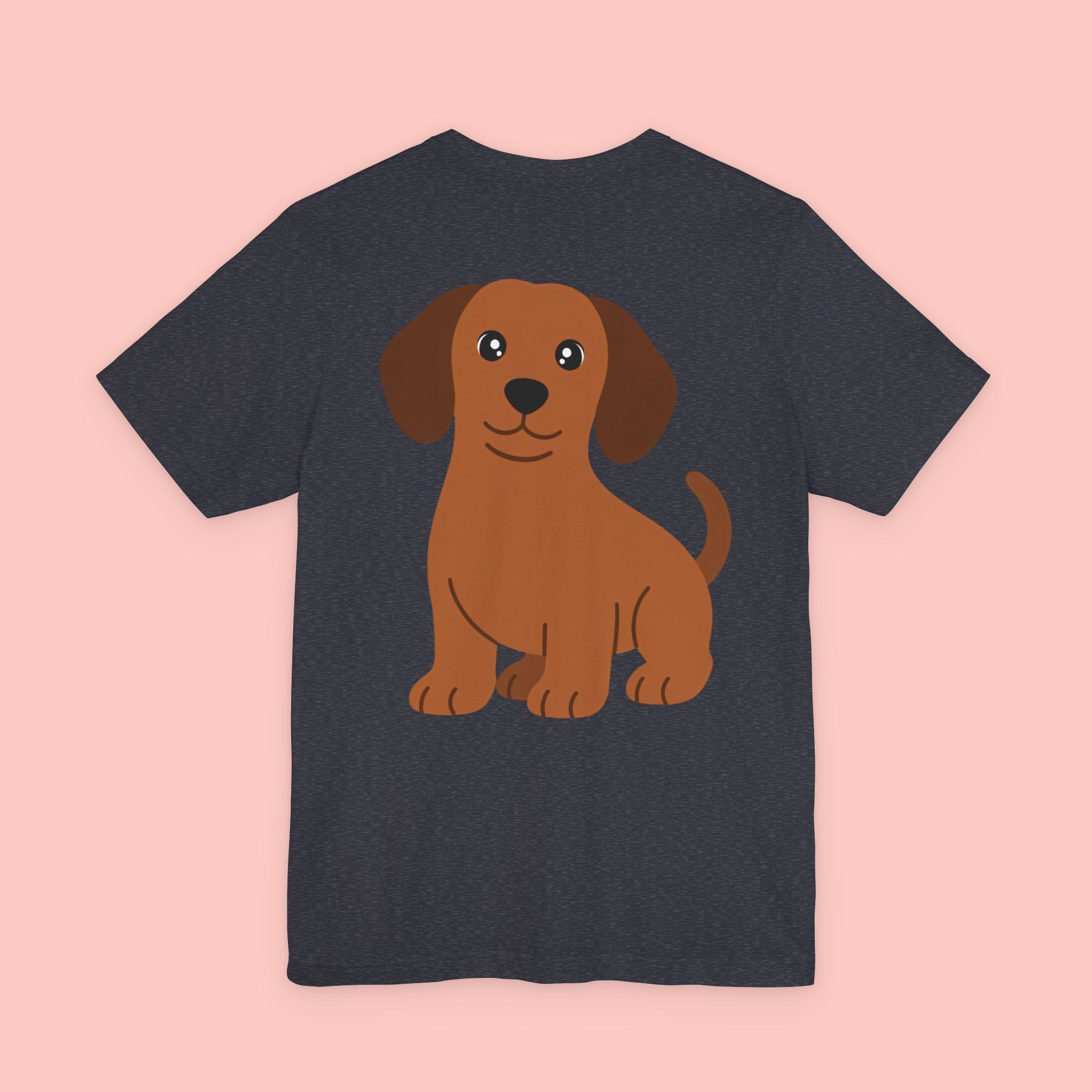 Dachshund Graphic Tee - Cute Brown Sausage Dog T-Shirt
