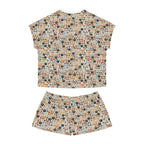 Women's Dog Paw & Bones Pajama Set — 'Woof' Short Sleepwear