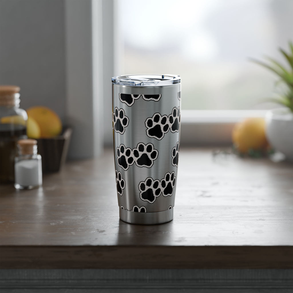 Paw Print 20oz Tumbler – Insulated Stainless Travel Cup for Dog Lovers
