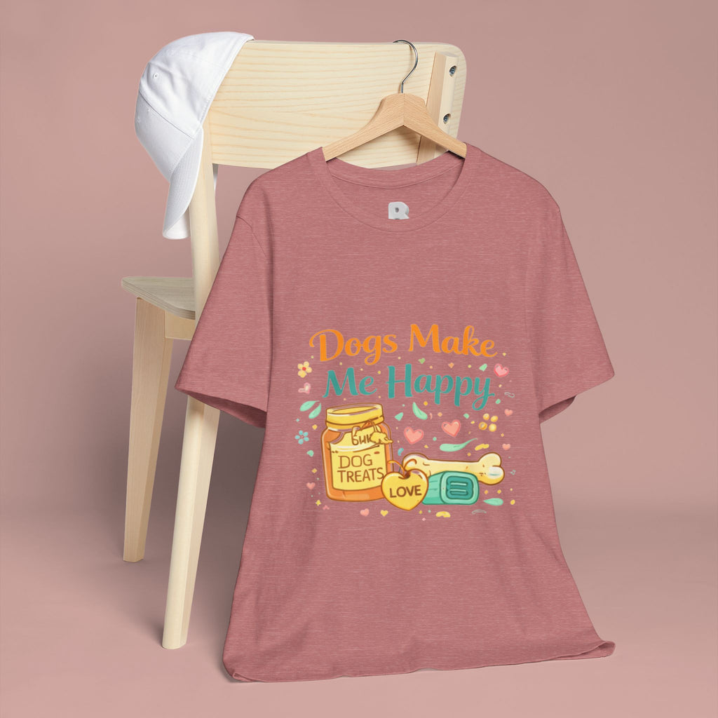Dogs Make Me Happy T-Shirt