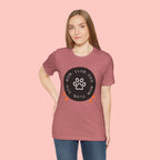 Dog Mom Club T-Shirt — Paw Print Graphic Tee for Pet Lovers
