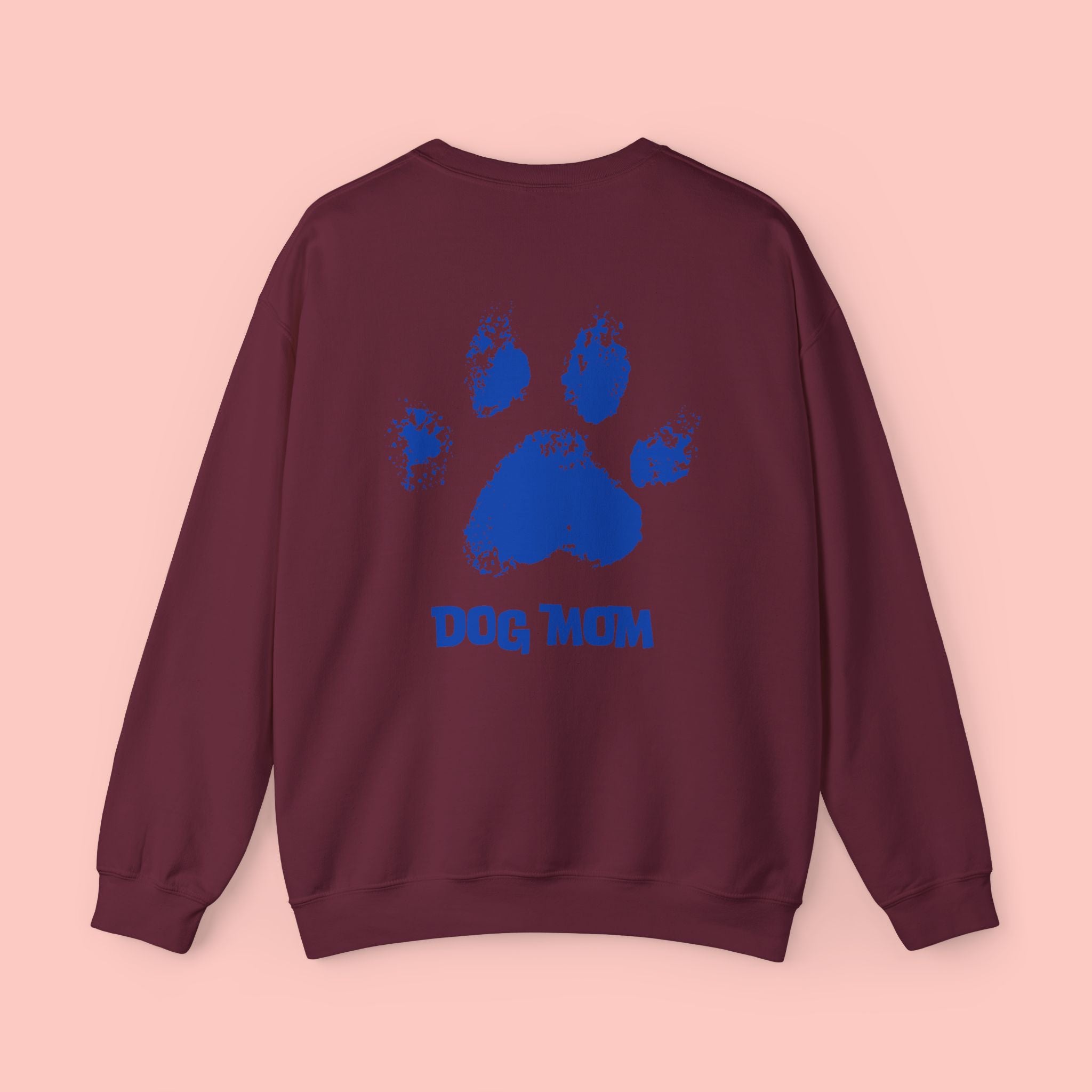 Dog Mom Crewneck Sweatshirt — Paw Print Graphic