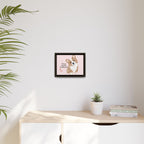 Framed Canvas Print — "First My Dog, Then Everything Else" Corgi Wall Art