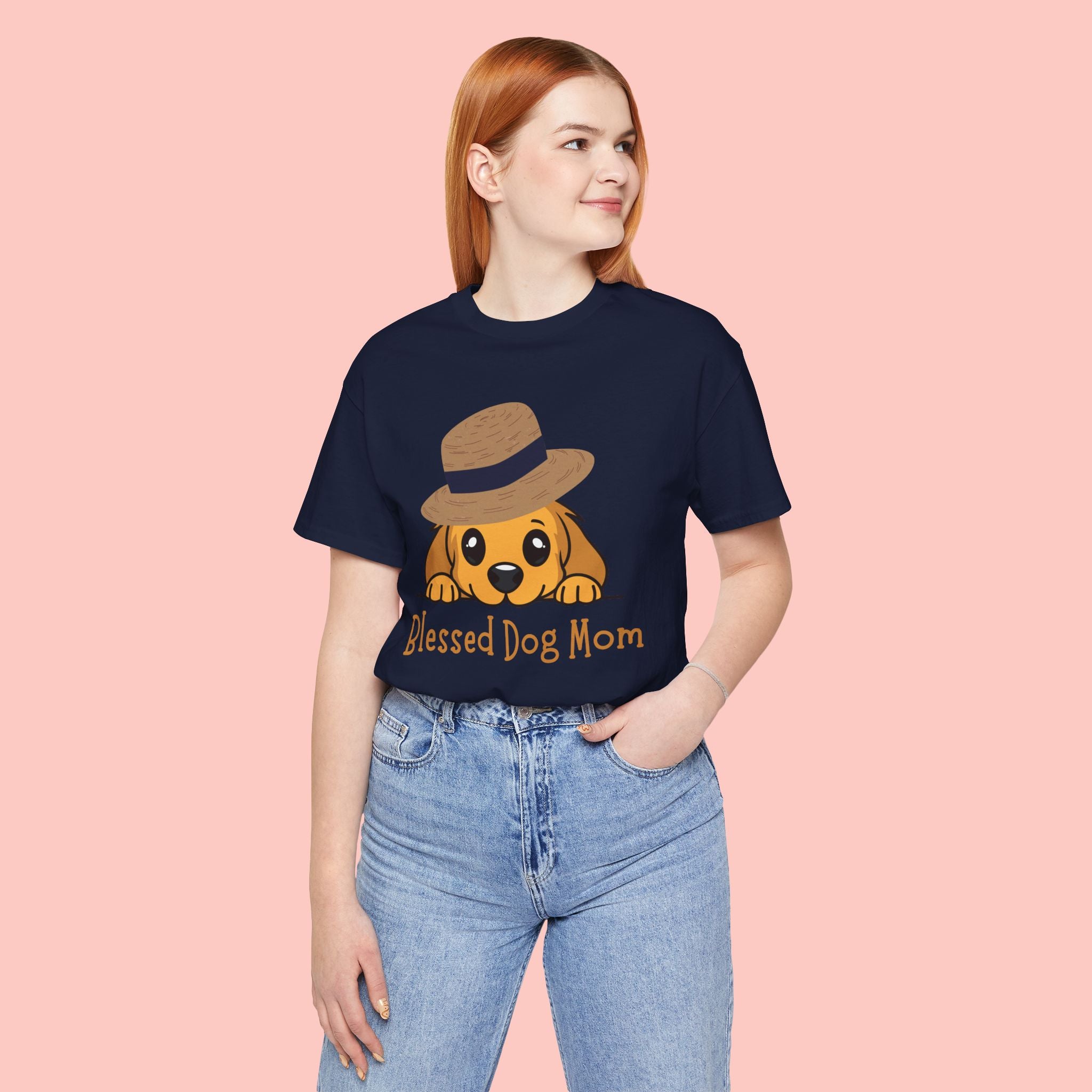 Blessed Dog Mom T-Shirt — Cute Puppy Graphic Tee for Dog Lovers