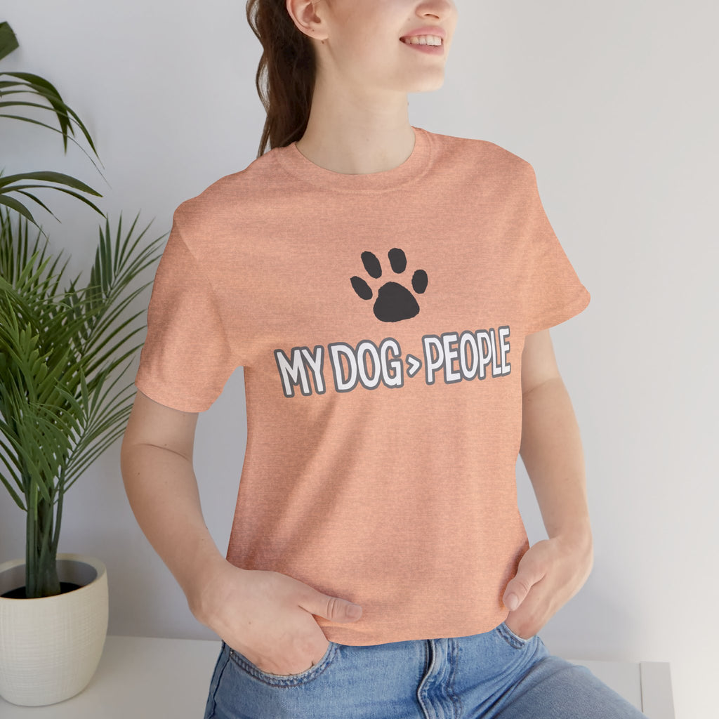 My Dog People T-Shirt — Dog Paw Graphic Tee for Dog Lovers