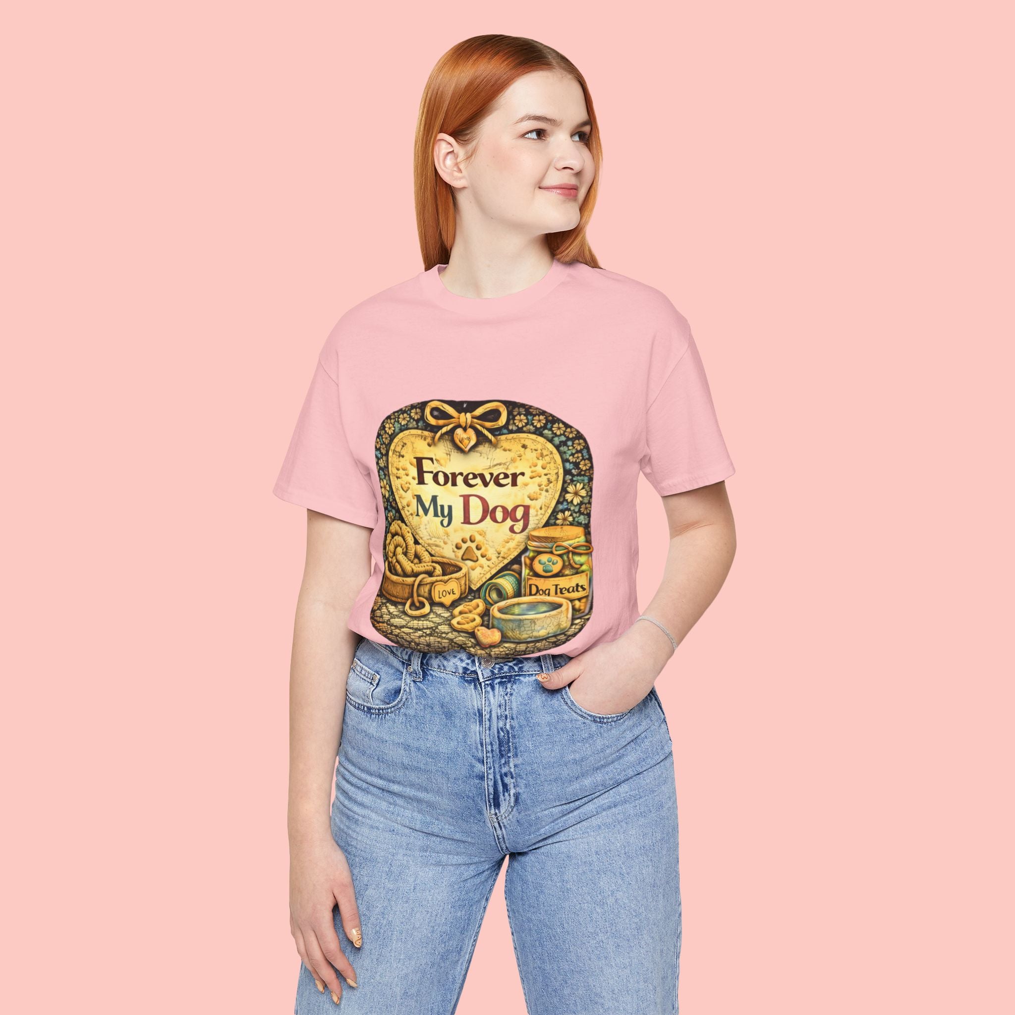 Dog T-Shirt — "Forever My Dog" Vintage Pet Lovers Tee