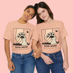 Dog Mom T-Shirt — "Love Your Dog Like a Mom" Paw Print Graphic
