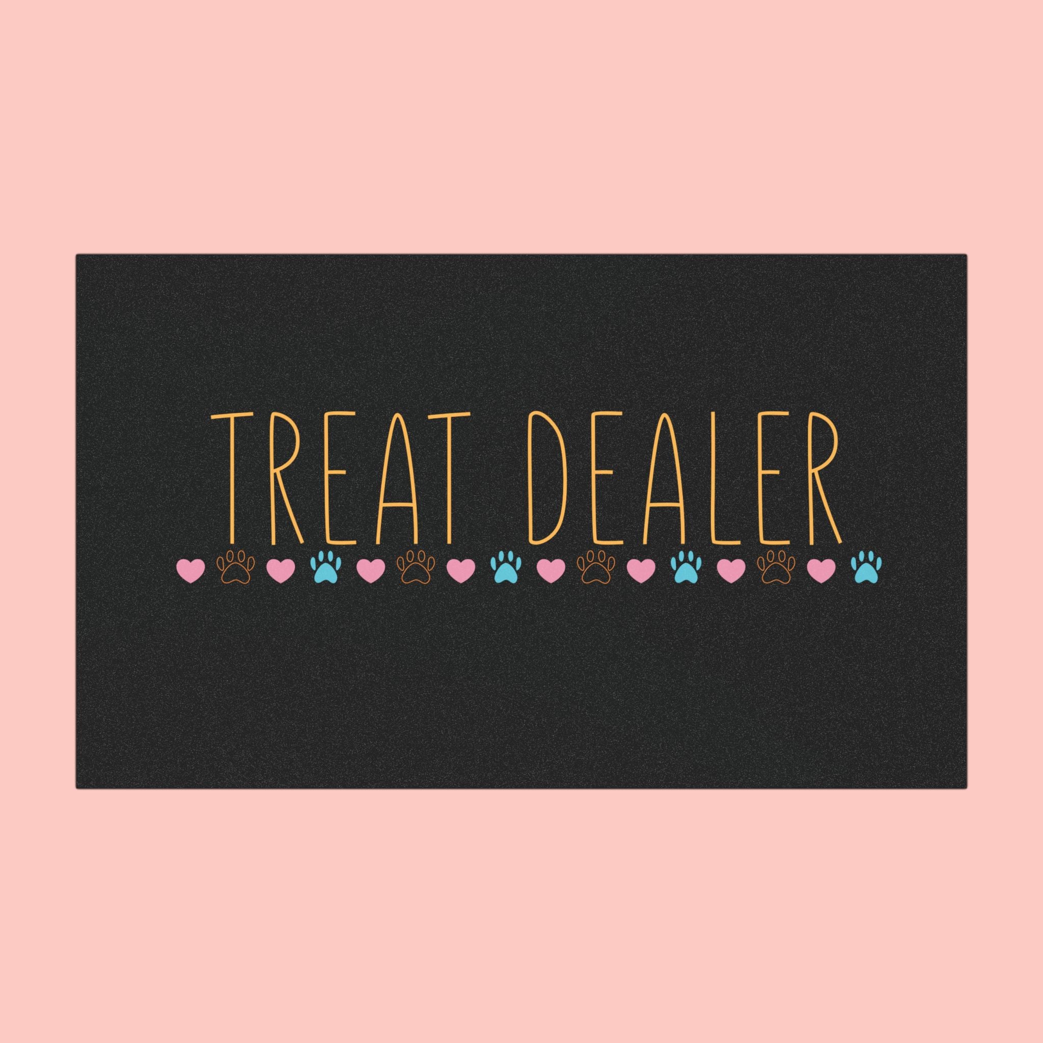 Car Magnet – “Threat Dealer” Paw Print Funny Pet Lover Magnet