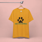 Paw Is My Favourite T‑Shirt — Dog Lover Paw Print Tee