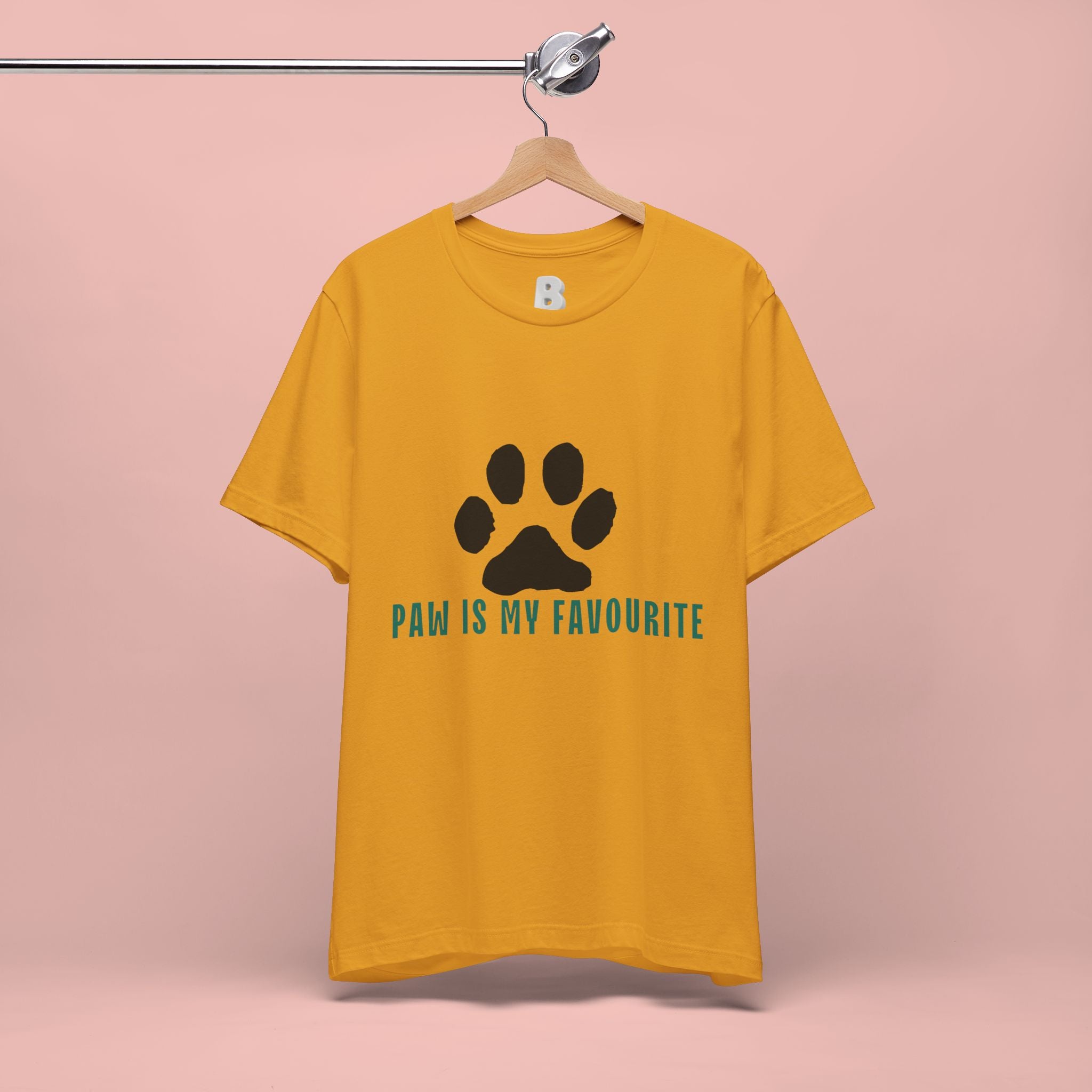 Paw Is My Favourite T‑Shirt — Dog Lover Paw Print Tee