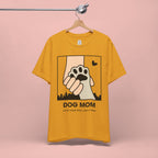 Dog Mom T-Shirt — "Love Your Dog Like a Mom" Paw Print Graphic