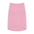Pet Tank Top — "Certified Good Girl" Pink Paw Hearts Dog Tank